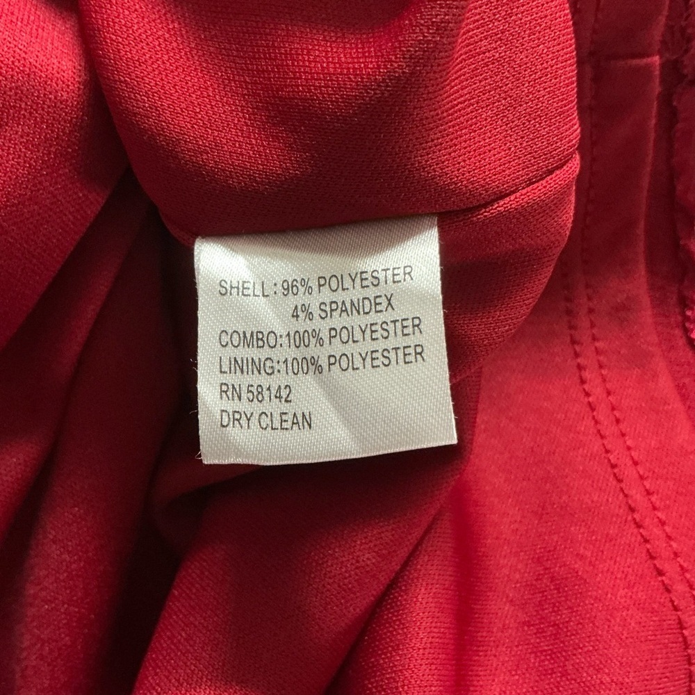 Maggy London Red Strapless Sheath Dress - Picture 9 of 9